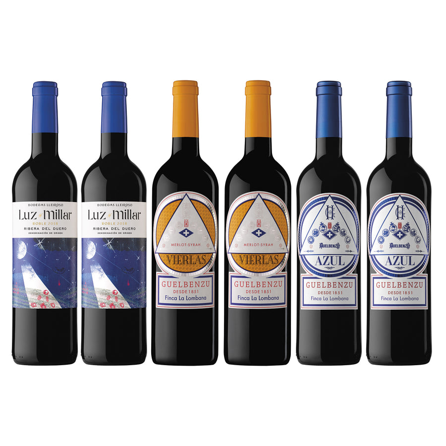 Red Wine Package* / 6-pack - Spanish Wine Sales -Beviamo International - Houston, TX