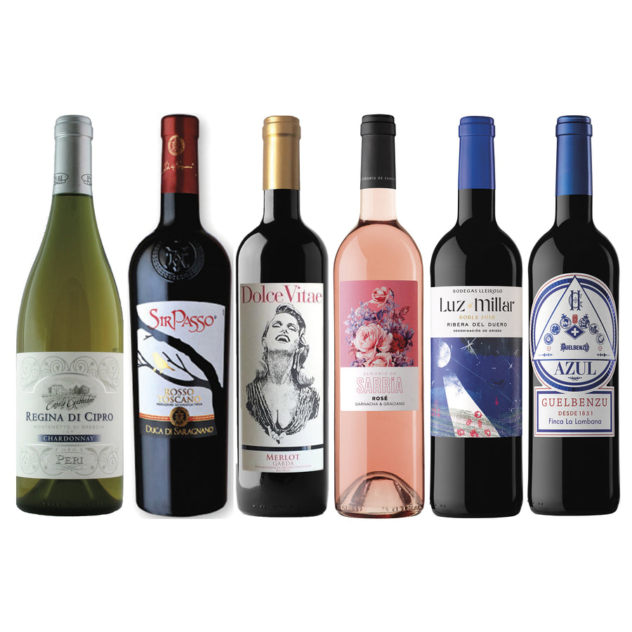 / & Spanish Wine for Six Beviamo International | Packages $76 Italian