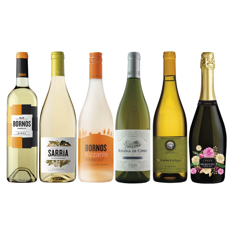 White Wine Package* / 6-pack - Italian & Spanish Wine Sales -Beviamo International - Houston, TX