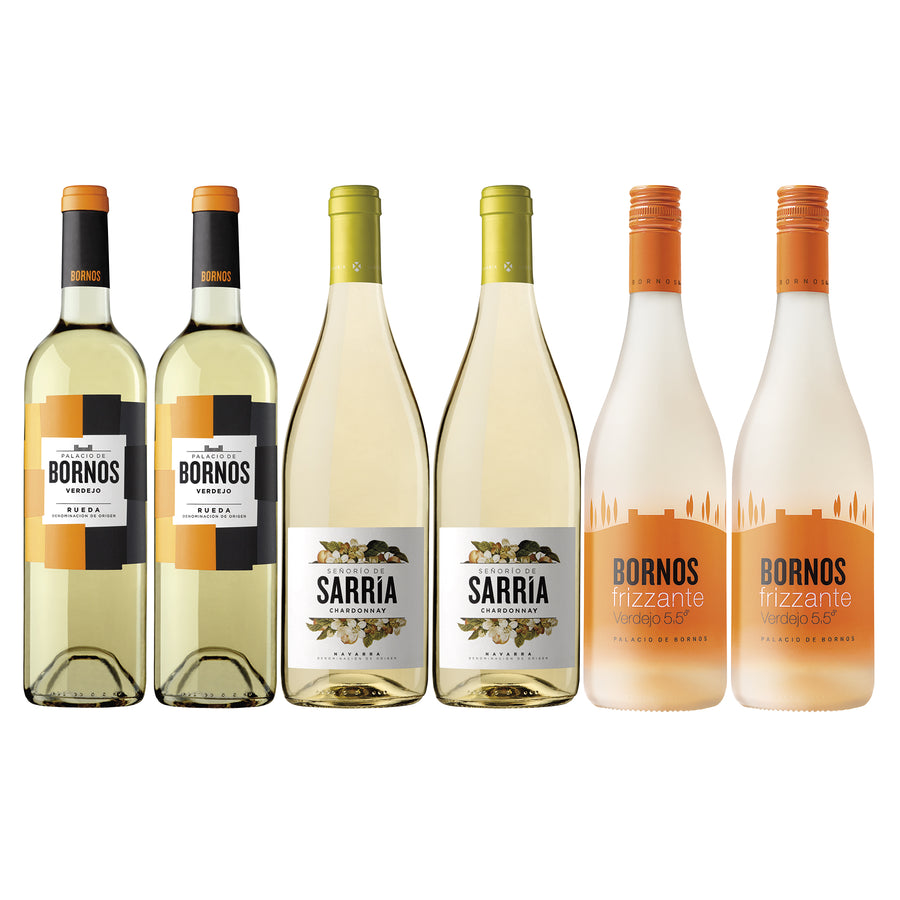 White Wine Package* / 6-pack - Spanish Wine Sales -Beviamo International - Houston, TX
