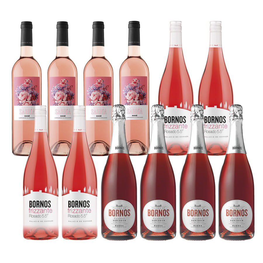 Rose Wine Package* / Case - Premium Spanish Wine Party Pack - Beviamo International - Houston, TX