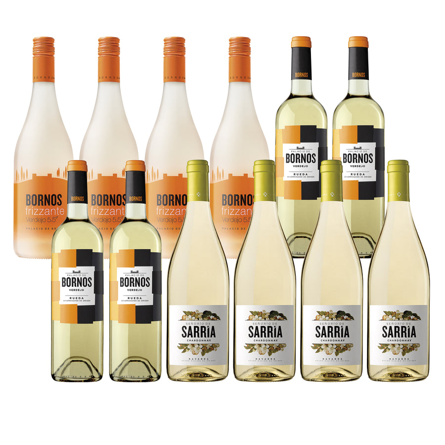 White Wine Package* / Case - Premium Spanish Wine Party Pack - Beviamo International - Houston, TX