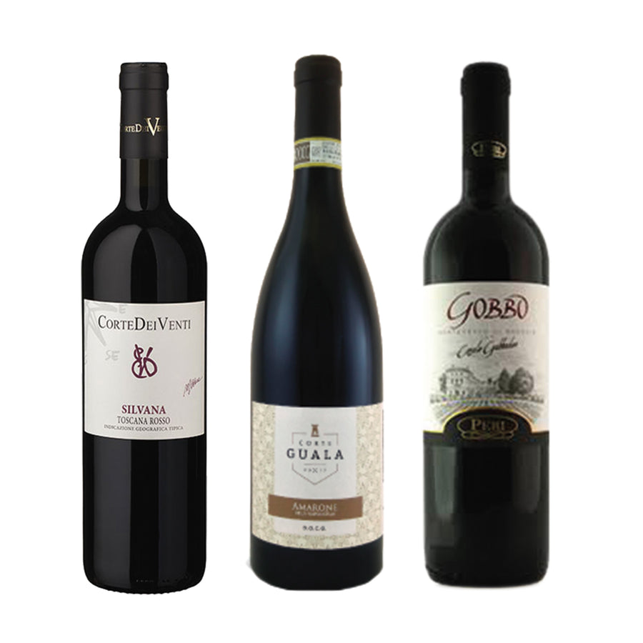 Wine Package Luxury 3-Pack - Italian  Red Wine distributed by Beviamo International in Houston, TX